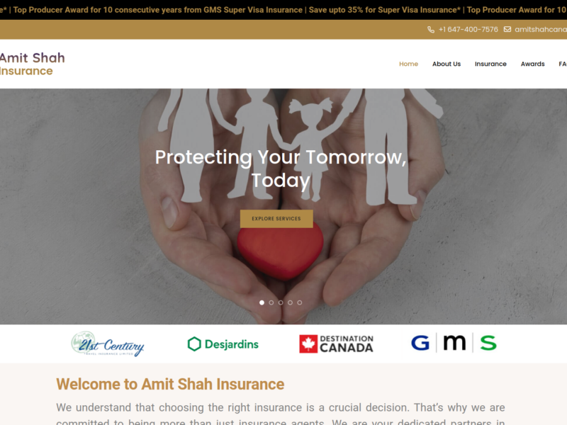 Amit Shah Insurance