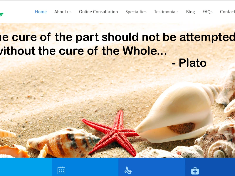 Kalp Clinic website screenshot
